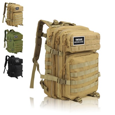 Large Water-Resistant Tactical Assault Backpack